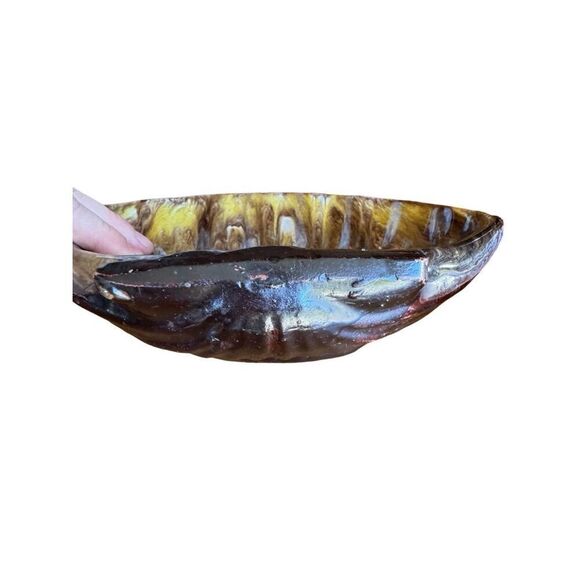 Set of 2 gorgeous sea shell ceramic trinket trays - Picture 6 of 8